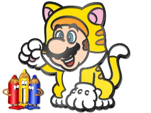 Mario Rush Coloring Book